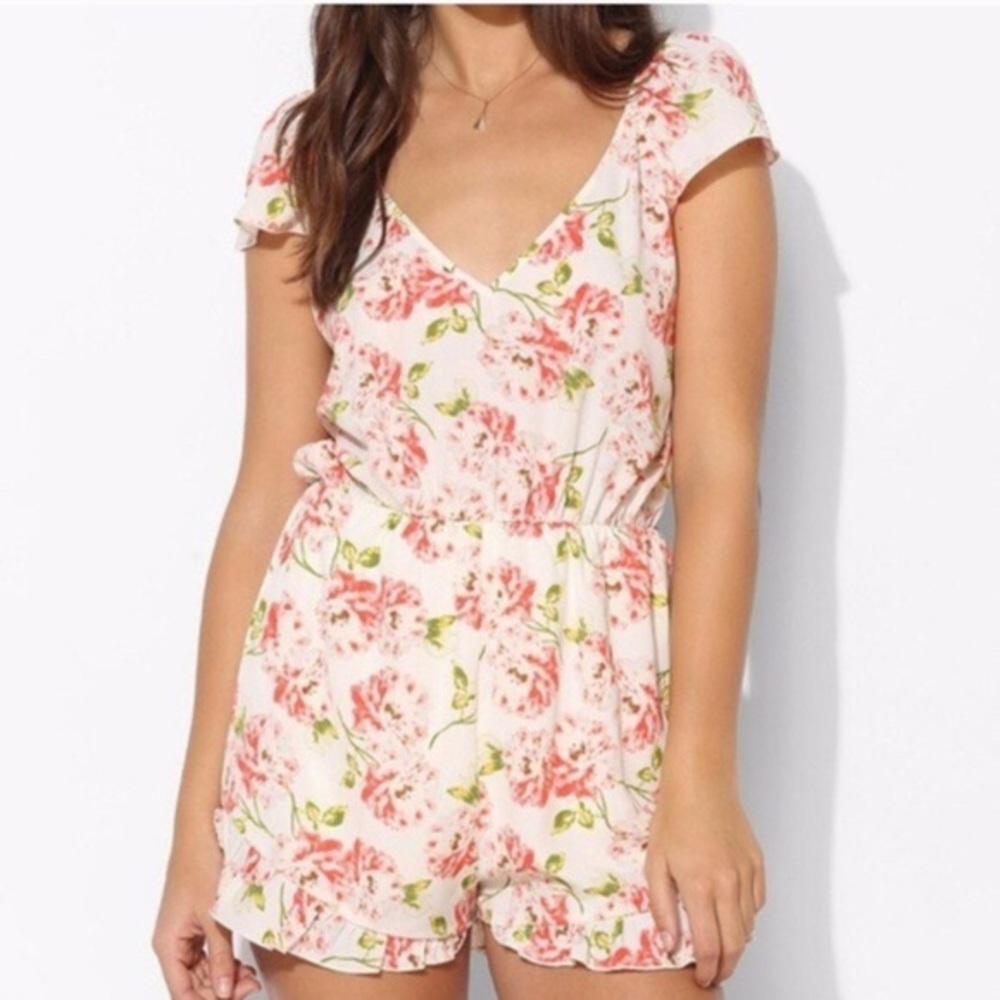 Pins & Needles Floral Romper